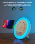 Bluetooth Speaker with Night Light and Wireless Charging