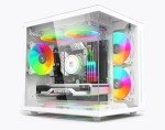 White Prebuilt Gaming PC with RTX 3050 and 32GB RAM