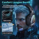 Tatybo RGB Gaming Headset with Premium Stereo Sound