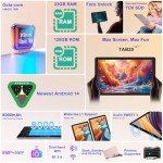 Dghrti 2024 Android 14 Tablet with Keyboard