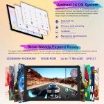 Dghrti 2024 Android 14 Tablet with Keyboard