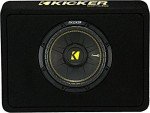 Kicker 10" CompC Subwoofer with Slim Enclosure