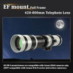 BENOISON 420-800mm Telephoto Lens for Canon