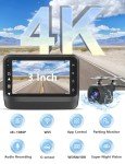 4K Dual Dash Cam with Night Vision & WiFi