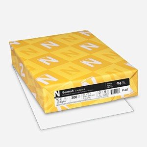 Neenah White Index Cardstock, 300 Sheets, 90 lb