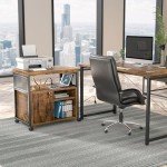 Unikito Modern Locking File Cabinet with USB Charging