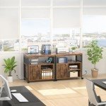 Unikito Modern Locking File Cabinet with USB Charging