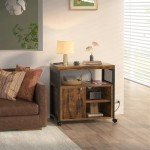 Unikito Modern Locking File Cabinet with USB Charging