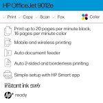 HP OfficeJet 9012e All-in-One Wireless Printer