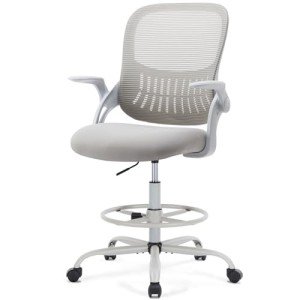 Ergonomic Tall Drafting Desk Chair with Lumbar Support