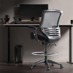 BOLISS Ergonomic Tall Drafting Chair with Lumbar Support