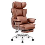 Bestfair Big & Tall Ergonomic Office Chair with Footrest