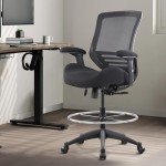 BOLISS Ergonomic Tall Drafting Chair with Lumbar Support
