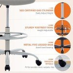 Ergonomic Tall Drafting Desk Chair with Lumbar Support