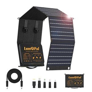 LUMOPAL 60W Portable Foldable Solar Charger