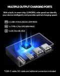 LUMOPAL 60W Portable Foldable Solar Charger
