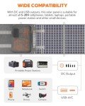 LUMOPAL 60W Portable Foldable Solar Charger