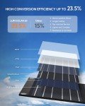LUMOPAL 60W Portable Foldable Solar Charger