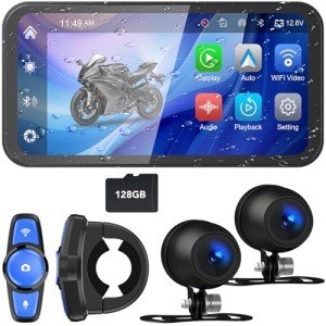 Tenbaba 6.25" Motorcycle DVR & GPS Touchscreen