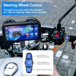 WEUASTE 6.25" Motorcycle Dash Cam with GPS