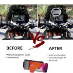 Motorcycle GPS Phone Charger Mount for BMW & Honda