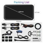 Tenbaba 6.25" Motorcycle DVR & GPS Touchscreen