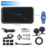 WEUASTE 6.25" Motorcycle Dash Cam with GPS