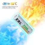 EBL 2500mAh AA Rechargeable Batteries - 24 Pack