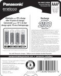 Panasonic Eneloop AAA Rechargeable Batteries, 8-Pack