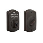 Schlage BE365 Camelot Keypad Deadbolt - Aged Bronze