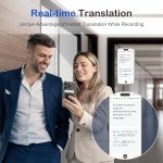 AI Voice Recorder with 64GB and App Control