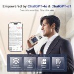 AI Voice Recorder with 64GB and App Control