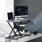 Vivo Adjustable Standing Desk Riser - Black