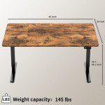 Furmax 63" Electric Height Adjustable Standing Desk