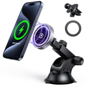 MagSafe Car Mount Charger with 15W Fast Charging