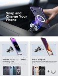 MagSafe Car Mount Charger with 15W Fast Charging