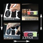 Chalkboard Label Stickers Set with Markers - 96 Pcs