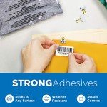 Adhesive Direct Thermal Barcode Labels - 12 Rolls