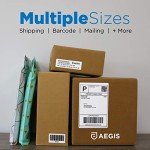 Adhesive Direct Thermal Barcode Labels - 12 Rolls