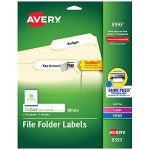 Avery TrueBlock File Folder Labels, 150 Pack