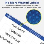 Avery TrueBlock File Folder Labels, 150 Pack
