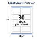 Avery TrueBlock File Folder Labels, 150 Pack