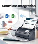 Plustek PS188 High-Speed Color Document Scanner