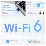 TP-Link Nano USB WiFi 6 Adapter - AX1800