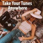 Victrola Bluetooth Portable Suitcase Record Player - Turquoise