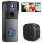 Wireless 2K Video Doorbell with Human Detection