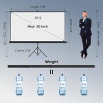 SCREENMAX 80" Portable Outdoor Projector Screen