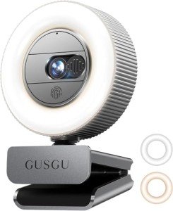 GUSGU G910 2K Quad HD Webcam with Microphone