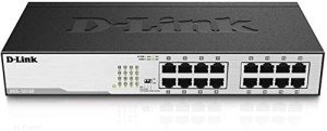 D-Link 16-Port Gigabit Unmanaged Switch (DGS-1016D)