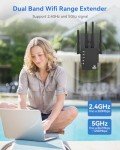 GEYILO WiFi Extender Signal Booster for Large Areas